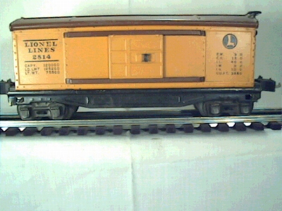 Lionel 2814 Rubber stamped Boxcar