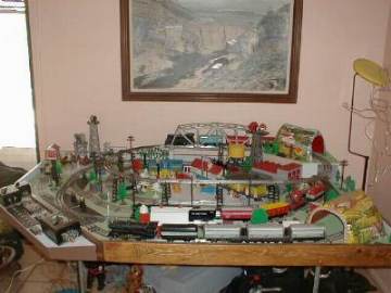 marx toy train layout