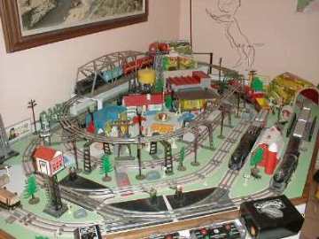 marx toy train layout