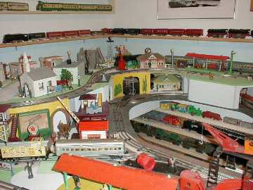 marx toy train layout