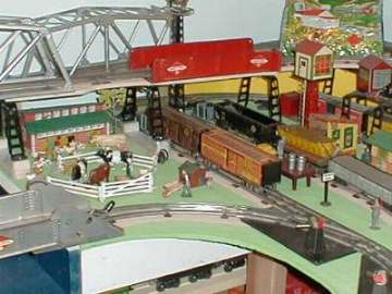 marx toy train layout