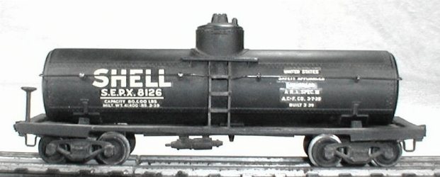 Lionel 0015 shell tank car