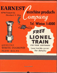 Lionel Train set Matches