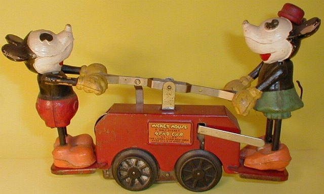 Mickey Mouse handcar